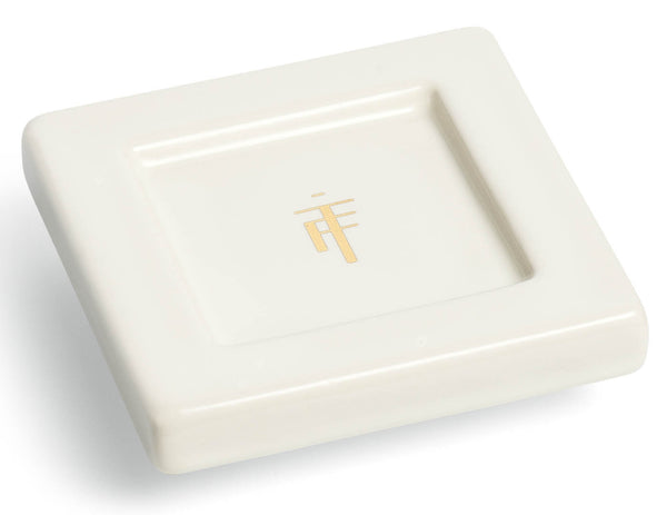 TEA TRAYS ONYX ORCHID WHITE - SET OF TWO