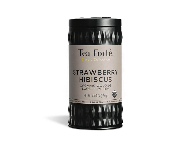 STRAWBERRY HIBISCUS TEA LOOSE LEAF TEA CANISTER
