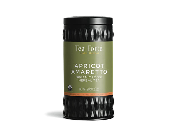 APRICOT AMARETTO LOOSE LEAF TEA CANISTER