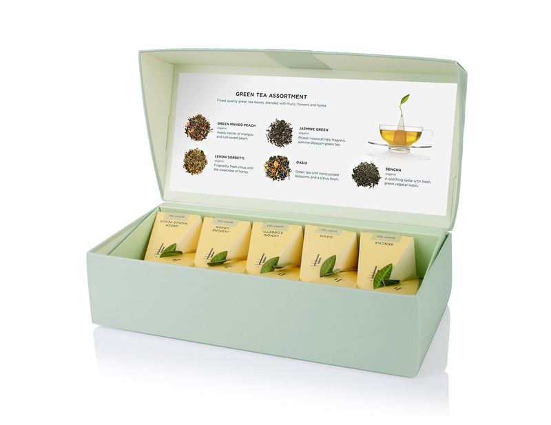 PETITE PRESENTATION BOX GREEN TEA ASSORTMENT