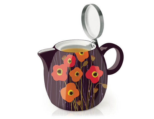 PUGG TEAPOT & INFUSER POPPY FIELDS