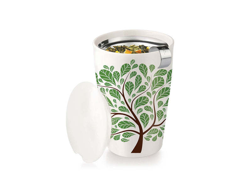 KATI® STEEPING CUP & INFUSER GREEN LEAVES