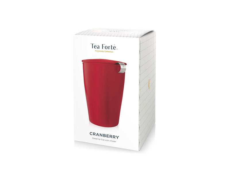 KATI® STEEPING CUP & INFUSER CRANBERRY