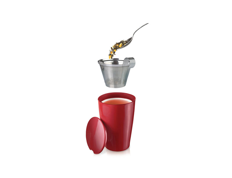 KATI® STEEPING CUP & INFUSER CRANBERRY