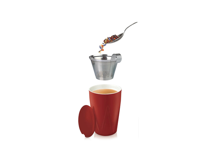 KATI® STEEPING CUP & INFUSER CRANBERRY FORTÉ